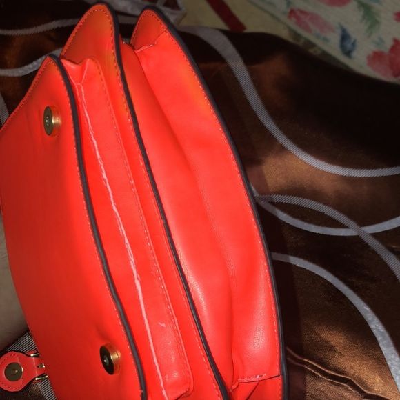 Neon Orange Steven by Steven Madden Cross Body Purse - Picture 13 of 15